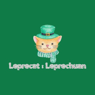 Leprecat:Leprechaun, Cute St. Patrick's day T-shirt T-Shirt