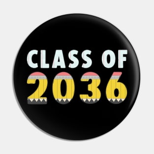 Class Of 2036 First Day Kindergarten or Graduation Pin