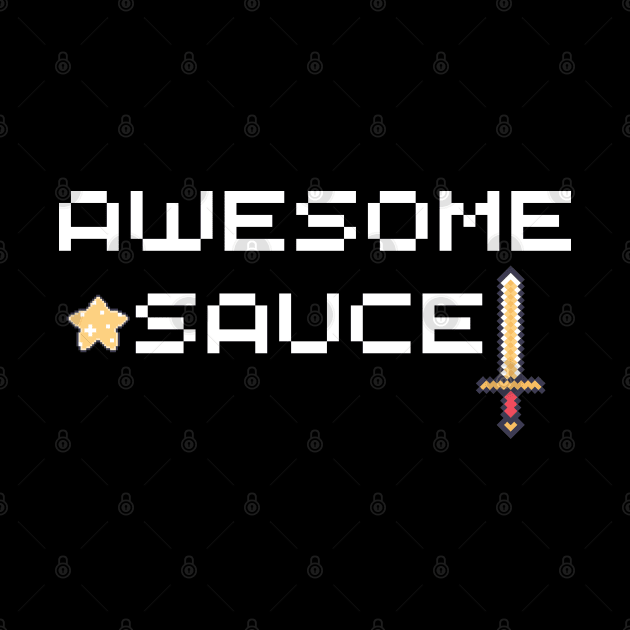 Awesome Sauce Pixel Art by Random Prints