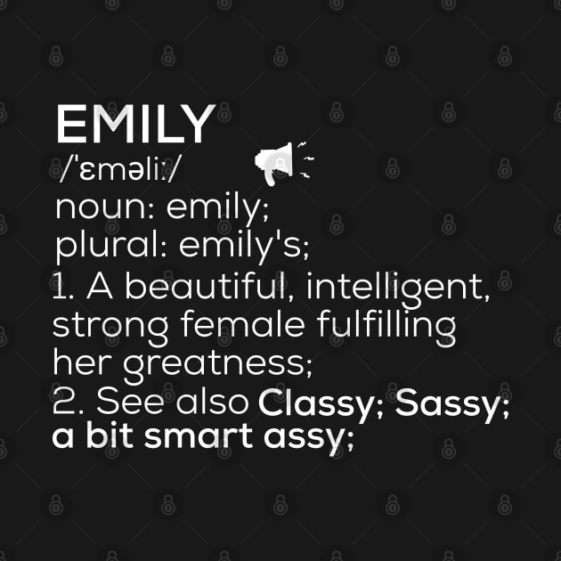 Emily Name Definition Emily Female Name by TeeLogic