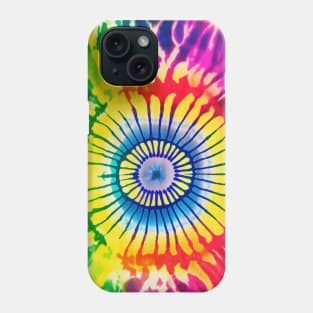 Retro Swirls and Twirls: Tie Dye Design with a Nostalgic Twist No. 2 Phone Case