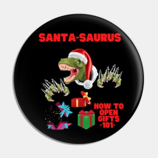 Santa Saurus, How To Open Gifts 101, Tree Rex, Tree Rex Christmas, Dinosaur Christmas, Christmas Dinosaur, Dinosaur Lover, Dinosaur Gift Idea, T Rex Christmas, Pin