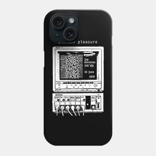 Unknoown Pleasure macine joy division band design Phone Case