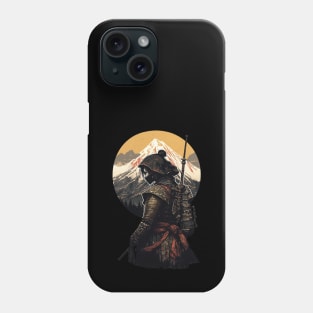 Warrior Spirit: Female Samurai Ninja in the Mountains Phone Case