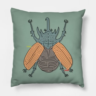 A-Maze-ing Beetle Pillow