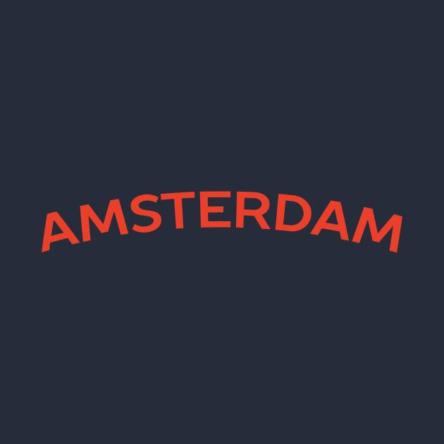 Amsterdam City Typography by calebfaires