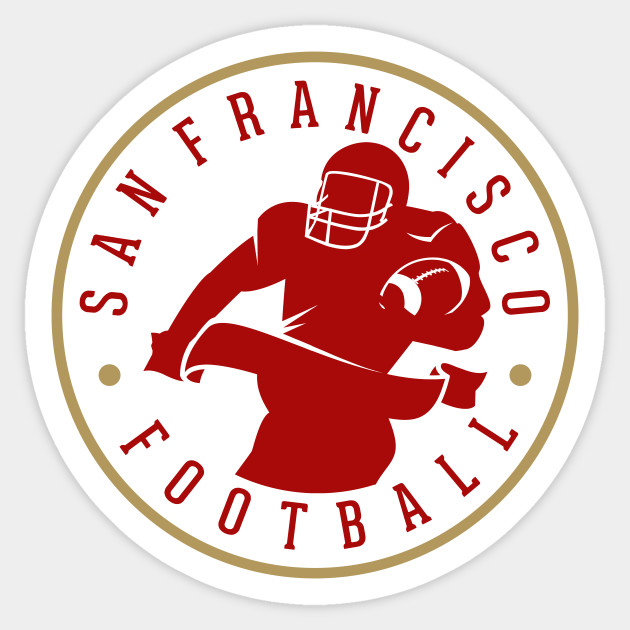 Super Bowl San Francisco 49ers Football Team Color Superbowl Nfl Sticker Teepublic