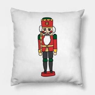 Nutcracker Christmas Holiday Pillow