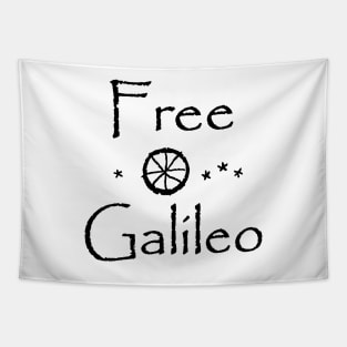 Free Galileo for light shirts Tapestry