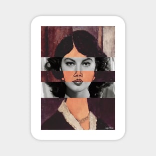 Modigliani Portrait of a Sitting Woman and Ava Gardner Magnet