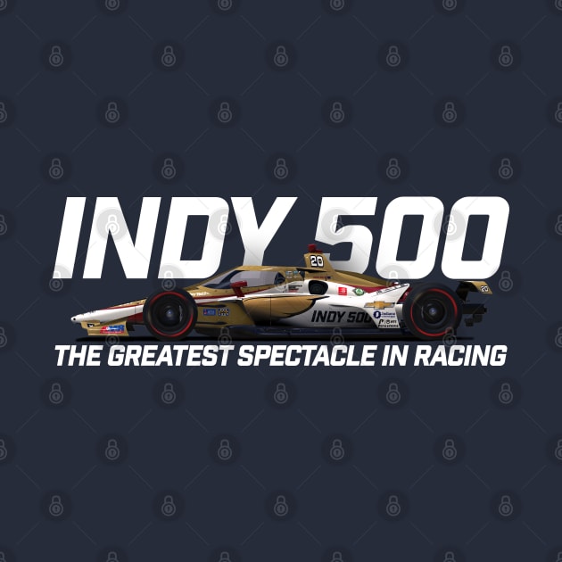 Indy Greatest Spectacle (white text) by Sway Bar Designs