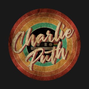 Charlie Puth Vintage Circle Art T-Shirt