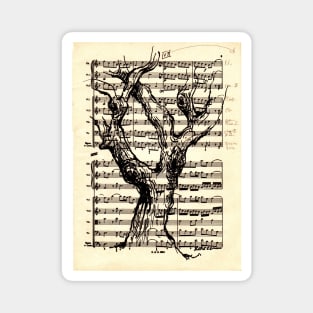 Handel Water Music Tree #3 Magnet