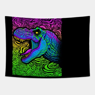 Tyrannosaurus Rex Psychedelic Tapestry