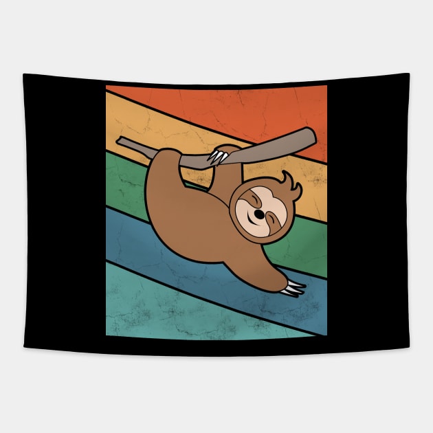 Cute Baby Sloth Tapestry by Imutobi