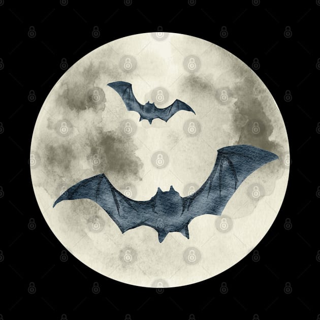 Full Moon Bats by Kylie Paul
