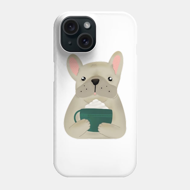 Frenchie Phone Case by AUDREYHELLADOPE