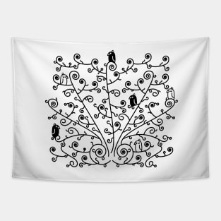 Ornament with birds Tapestry