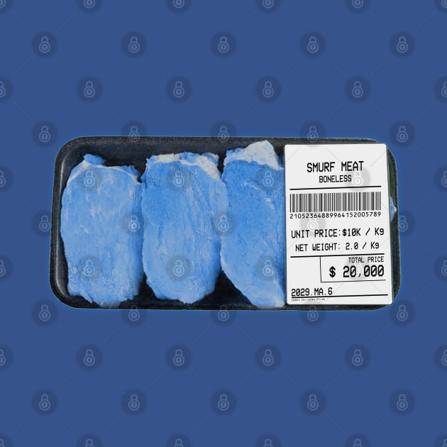 Smurf Meat Packaged by chilangopride