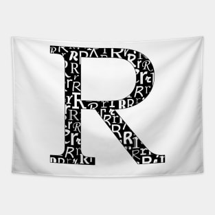 R Filled - Typography Tapestry