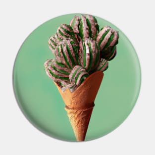 Cactus Ice Cream Pin