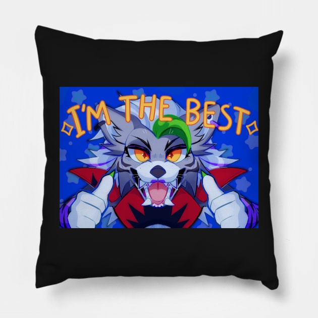 Roxanne Wolf "I'm the best" - FNAF Security Breach Pillow by Chycero