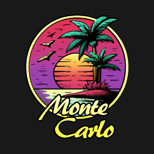 Monte Carlo summer sunset Sun T-Shirt