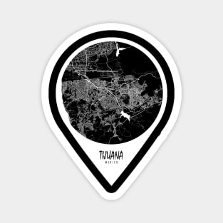 Tijuana, Mexico City Map - Travel Pin Magnet