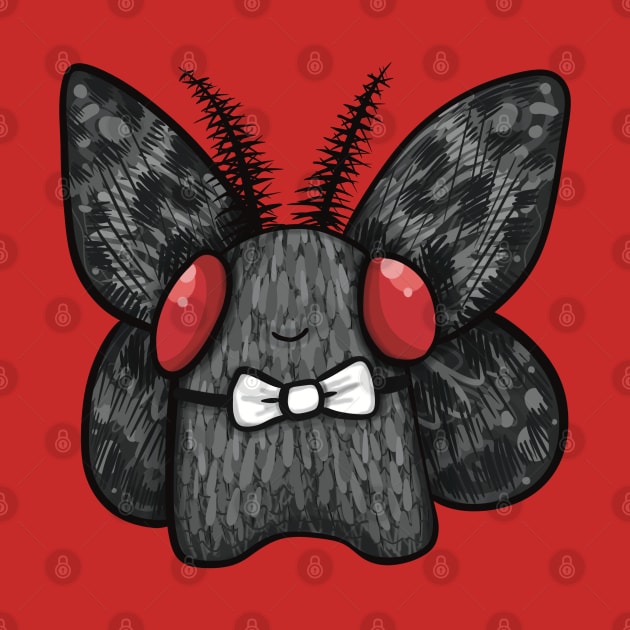 Mothman Bowtie by PepperSparkles