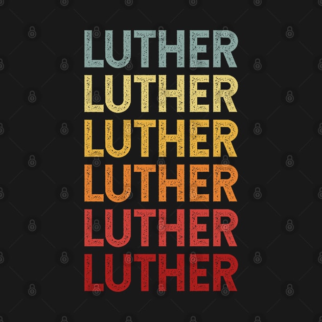 Luther Vintage Name Gift by CoolDesignsDz