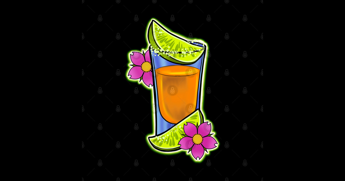 Tequila Tequila Sticker TeePublic