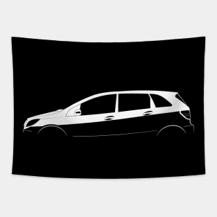 Mercedes-Benz B-Class (W245) Silhouette Tapestry