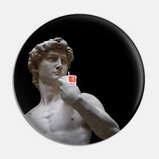 Minimalist Aesthetic - Statue of David (Any color) Pin