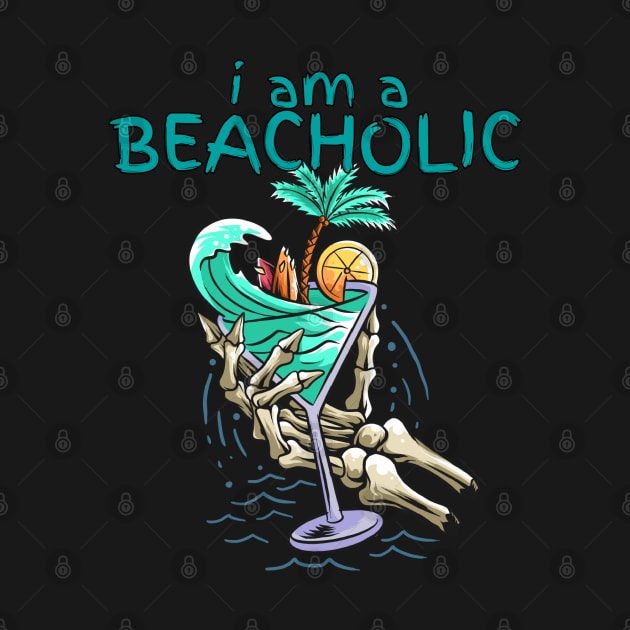 I Am A Beacholic by Oceanutz