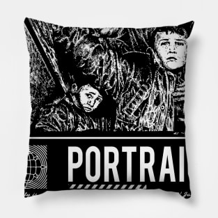 life portrait Pillow