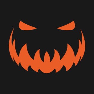 Pumpkin Face Halloween Pumpkin, Scary Halloween face T-Shirt