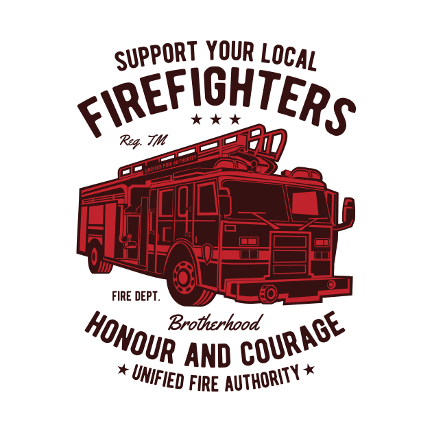 support your firefighters by ramonagbrl