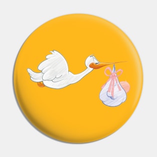 Baby Bird Delivery Pin