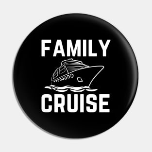 Family Cruise Vacation Pin