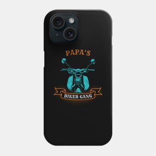 Papa's Biker Gang Father's Day Phone Case