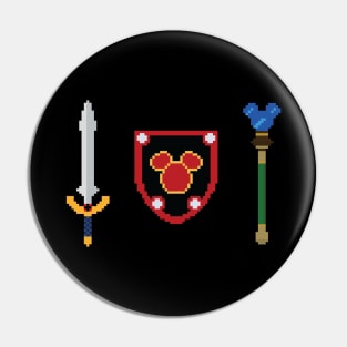 Kingdom Hearts Dream Weapons Pixel Art Pin