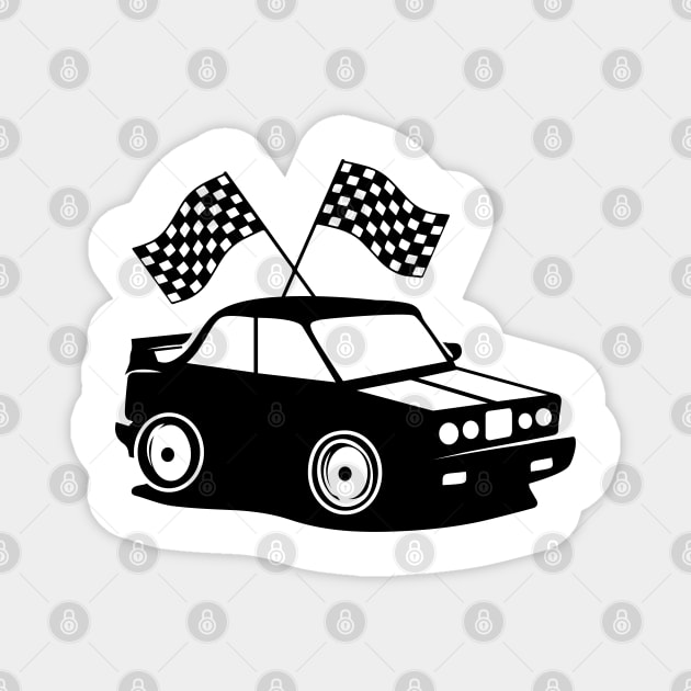 Racing Car Magnet by dewarafoni