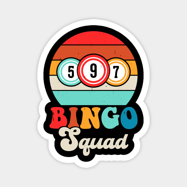 Bingo Squad T shirt For Women Magnet by Xamgi