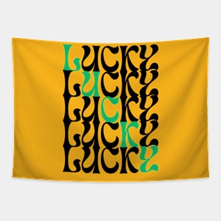 Lucky t-shirt design for St.Patricks day Tapestry