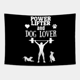 Power Lifter and Dog Lover Gift Tapestry