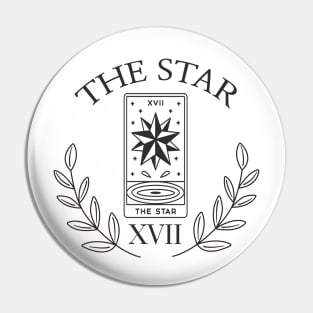 minimalistic the star tarot Pin