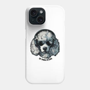 Cool Dogs - Sounds and Shade - Poodle Phone Case