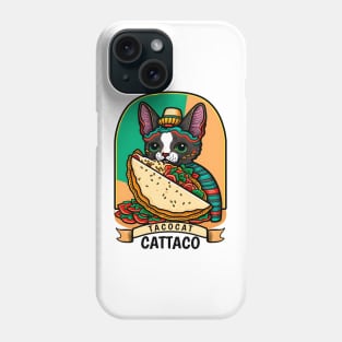 Tacocat Cattaco Cinco De Mayo Funny Cat Lover Mexican Fiesta Phone Case