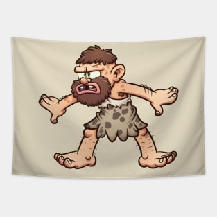 Confused caveman Tapestry