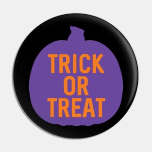 HALLOWEEN TRICK OR TREAT PUMPKIN SILHOUETTE #4 Pin